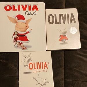 Olivia Claus and Olivia Opposites Book Set